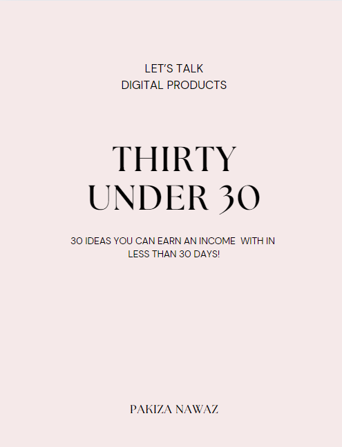 Thirty Under 30- Learn how to become a digital marketer!